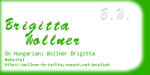 brigitta wollner business card